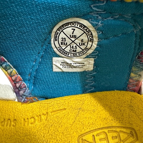 Keen Blue Knotch River Sandals Waterproof Colorful Toddler Girls Boy 7 Washable - Picture 9 of 9
